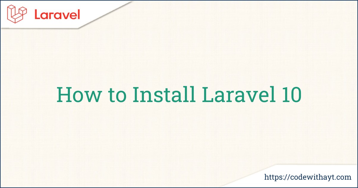 How to Install Laravel 10-image