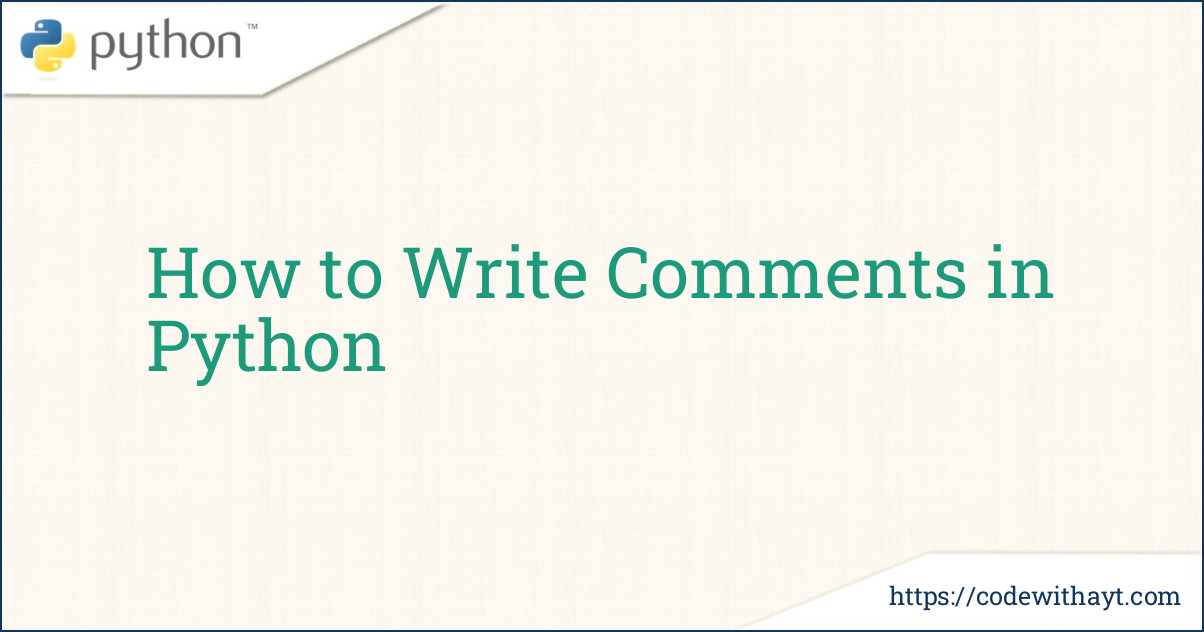How to Write Comments in Python-image